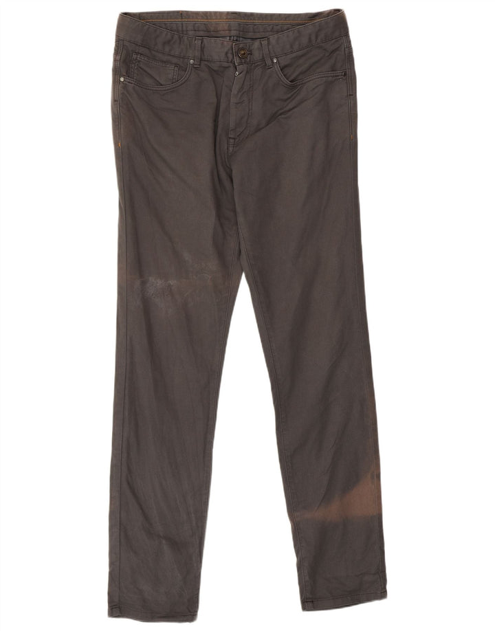 Zara Herre Slim Casual Bukser EU 40 Medium W31 L32 Grå