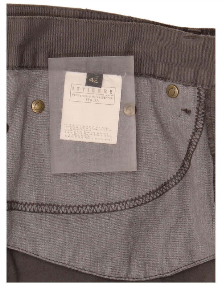 Just Cavalli Dame Cargo Nederdel EU 42 Large W30 Grå Bomuld
