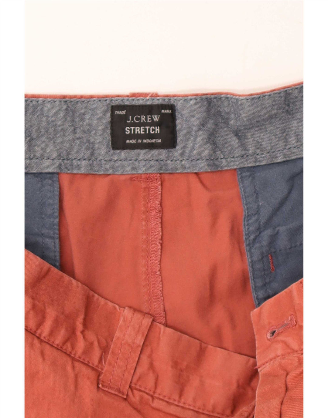 J. Crew Chino-shorts til mænd Large W34 Maroon Cotton