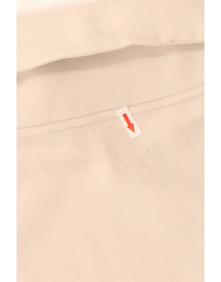 Nike Dame Dri Fit Oversized sweatshirt med rullehals UK 6 XS Beige