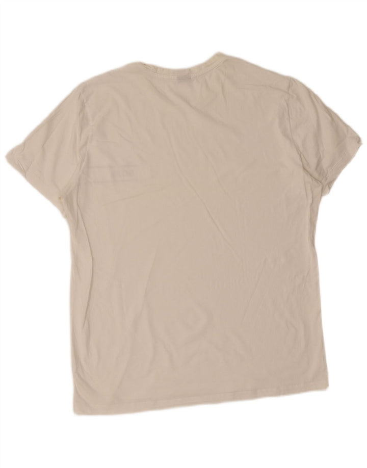 Hugo Boss Herre T-Shirt Top XL Hvid