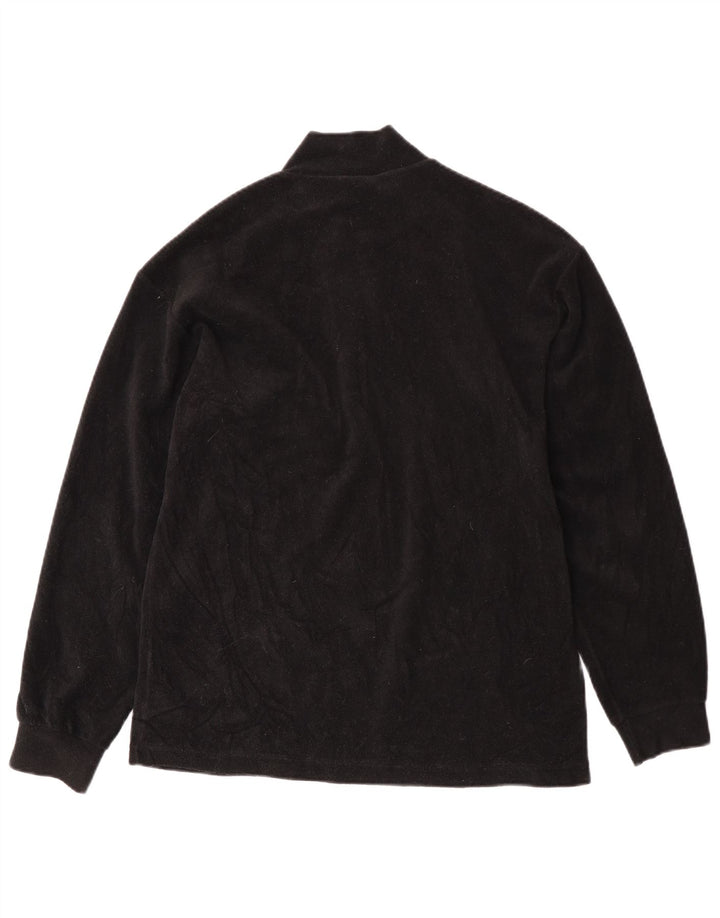 FILA Fleecetrøje til mænd med lynlås IT 48 Medium Sort