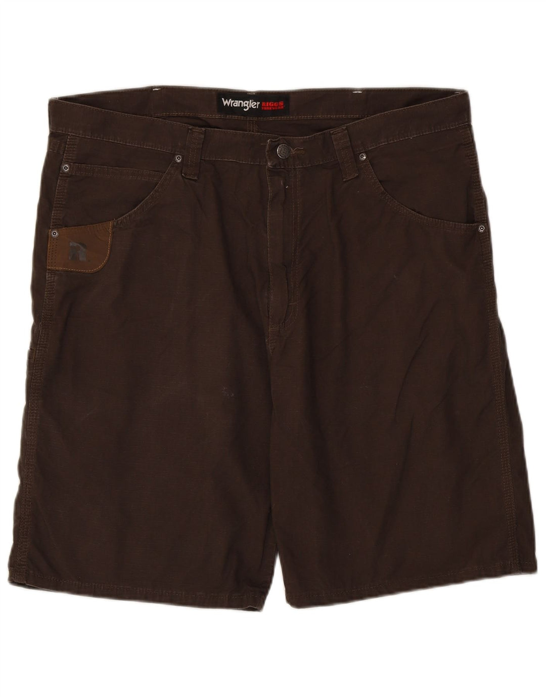 Wrangler Herre Cargo Shorts W38 XL Brun Bomuld