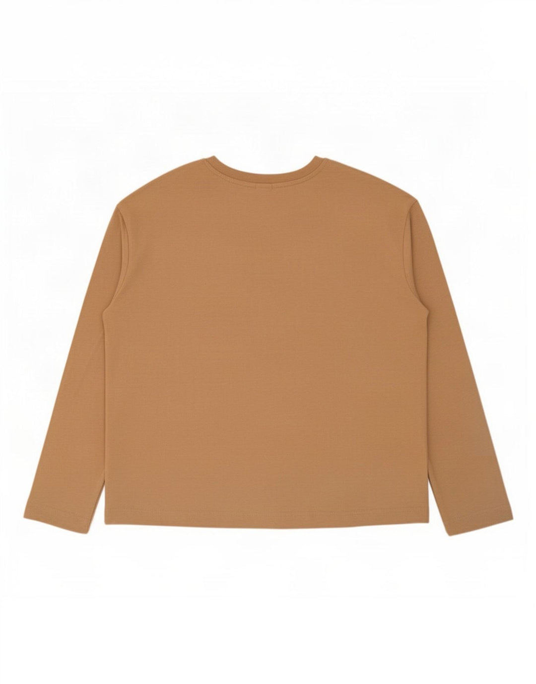 John Lewis Dame Oversized Top Langærmet UK 12 Medium Beige Bomuld