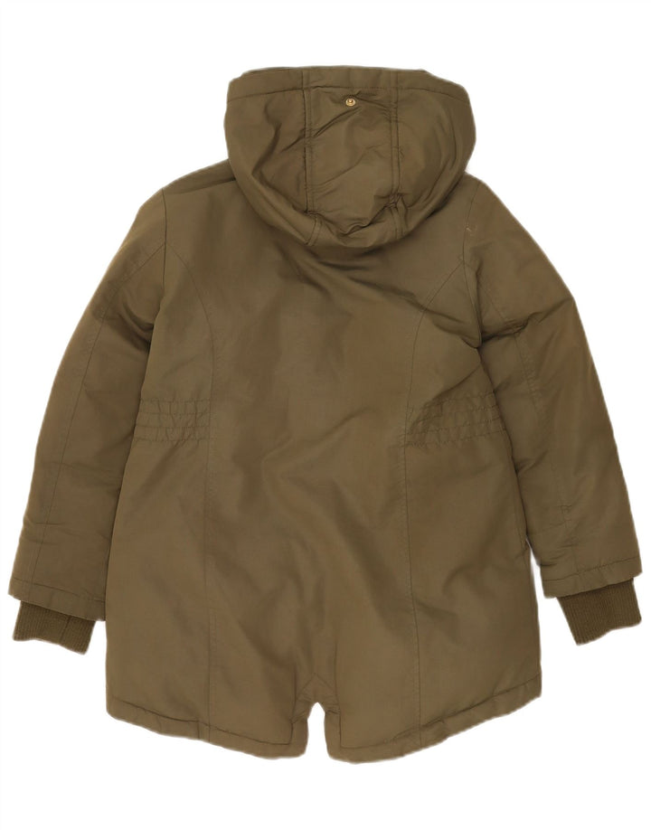 MICHAEL KORS Pige hættejakke parkajakke 7-8 år Khaki Polyester