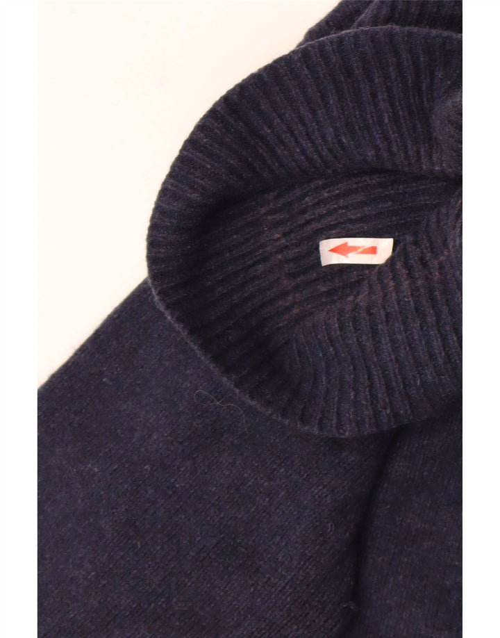 Zara Herre rullehals sweater stor marineblå