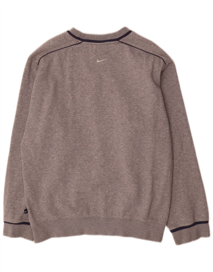 Nike Boys Grafisk Sweatshirt Jumper 12-13 år Stor Grå Flecked