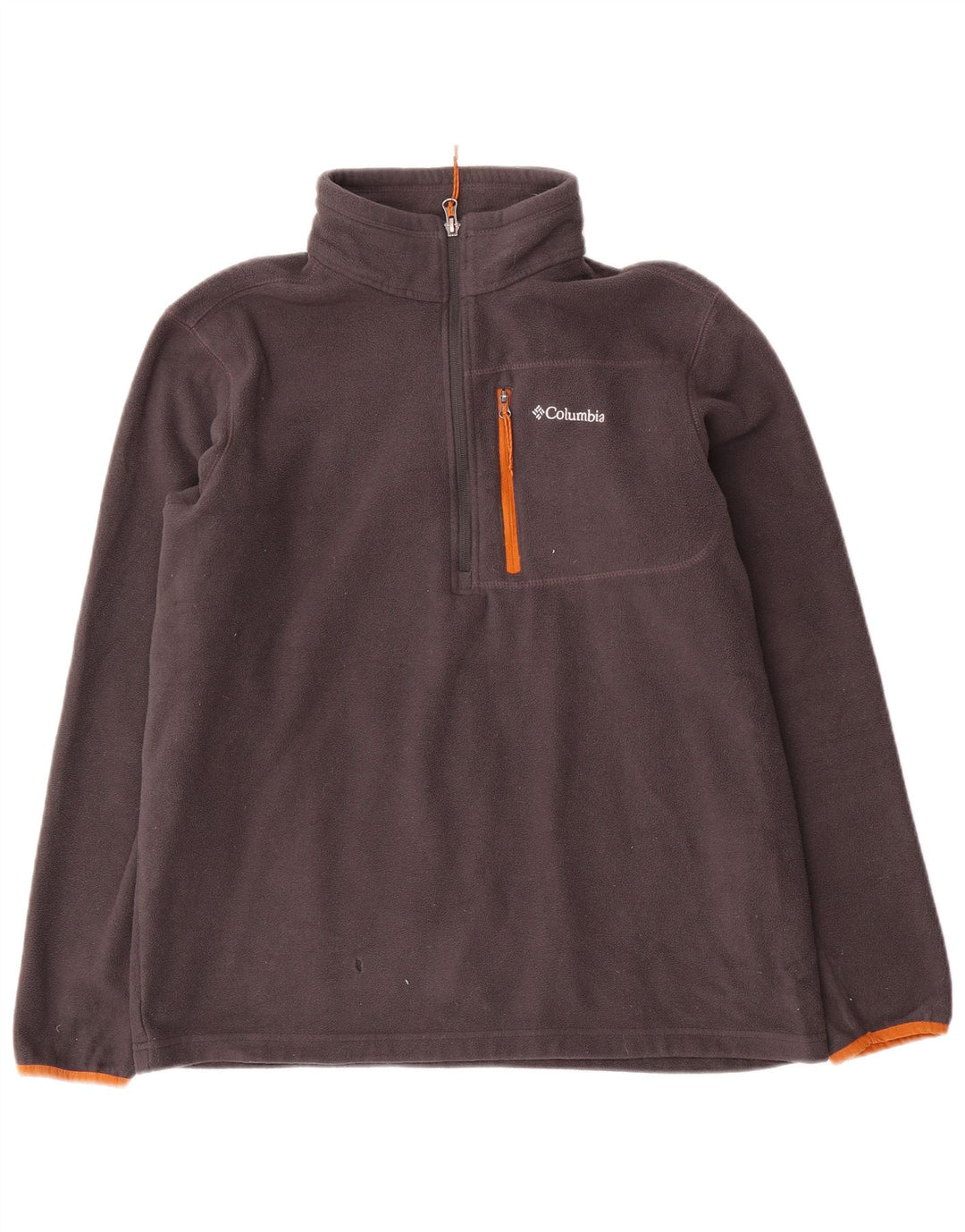 Columbia herre lynlås hals fleece jumper stor grå polyester