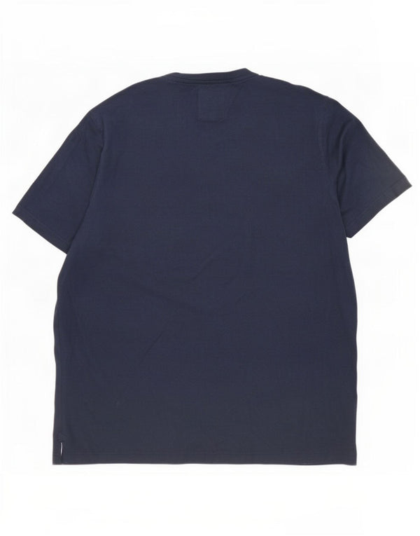 Crew Clothing Herre T-Shirt Top 2XL Marineblå Bomuld