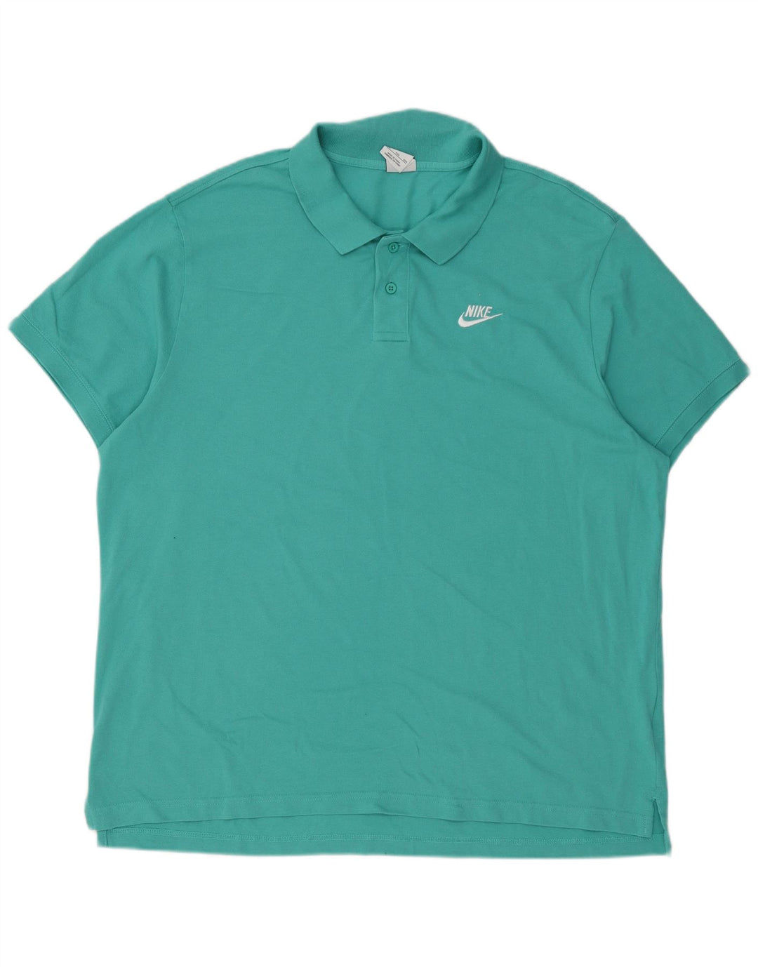 Nike poloskjorte til mænd 2XL turkis bomuld