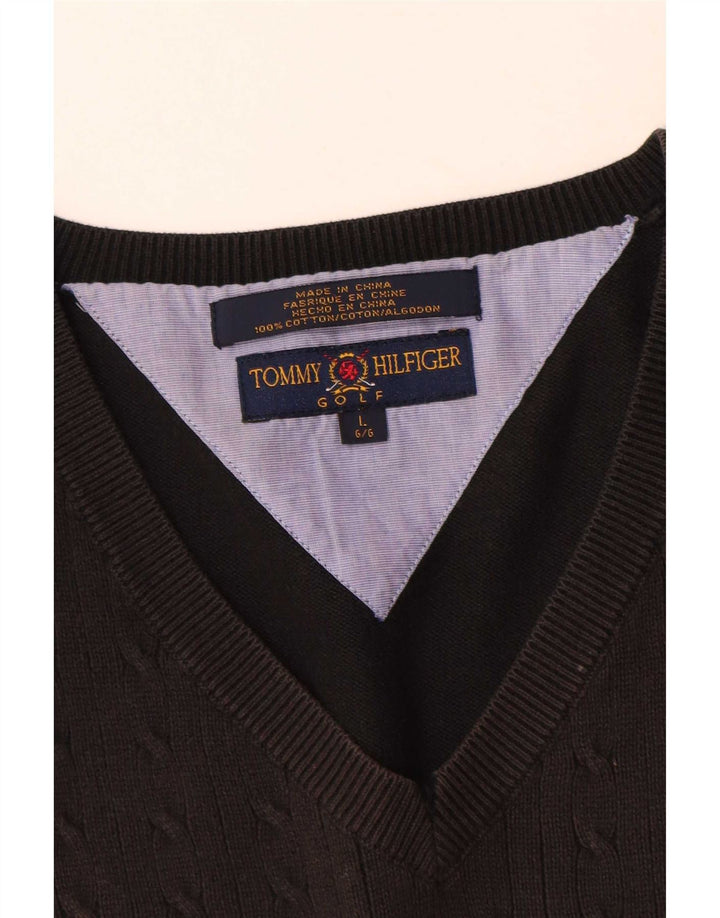 Tommy Hilfiger Herrevest Tank Top Stor Sort Bomuld