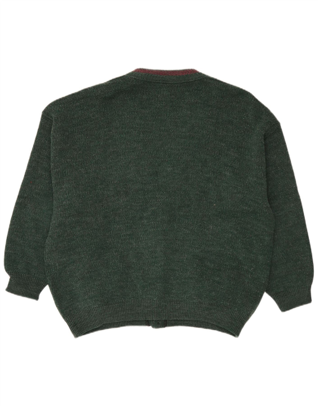 Vintage herre cardigan sweater XL Grøn uld