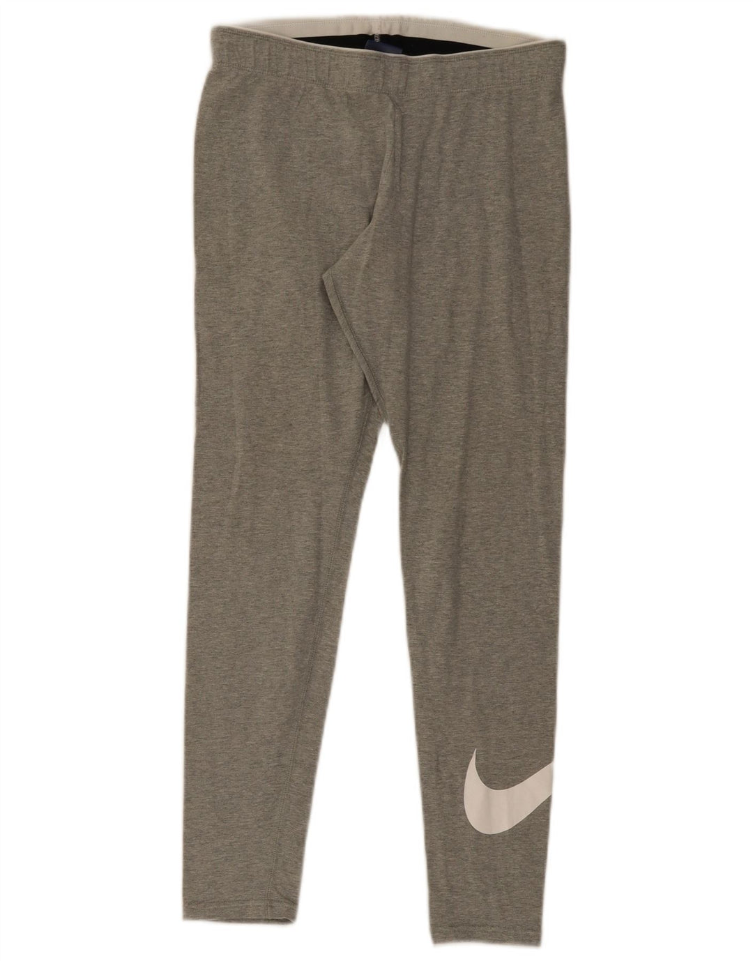 Nike Grafiske Leggings til kvinder UK 12 Medium Grey Flecked Bomuld