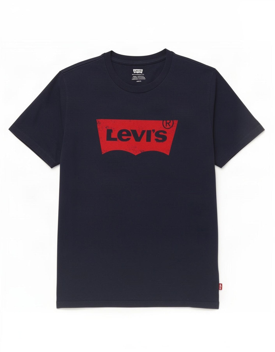 Levi's Herre grafisk T-shirt Top Medium Navyblå Bomuld