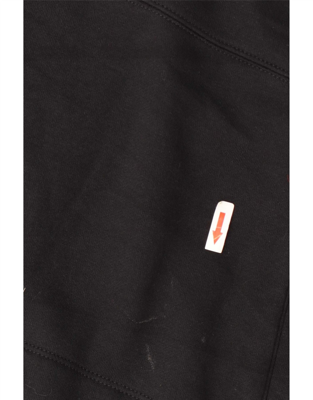 Adidas Dame Oversized Crop Button Neck Sweatshirt Jumper UK 8 Small Black
