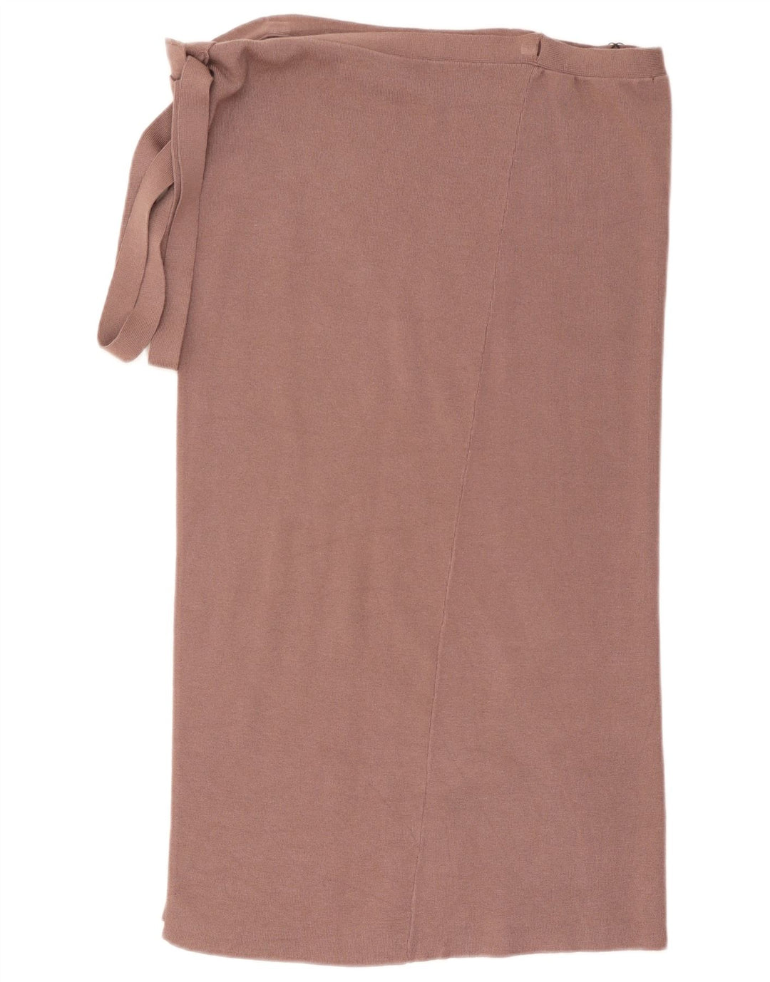 Zara Womens Knit Wrap Nederdel Medium W28 Brun Viscose