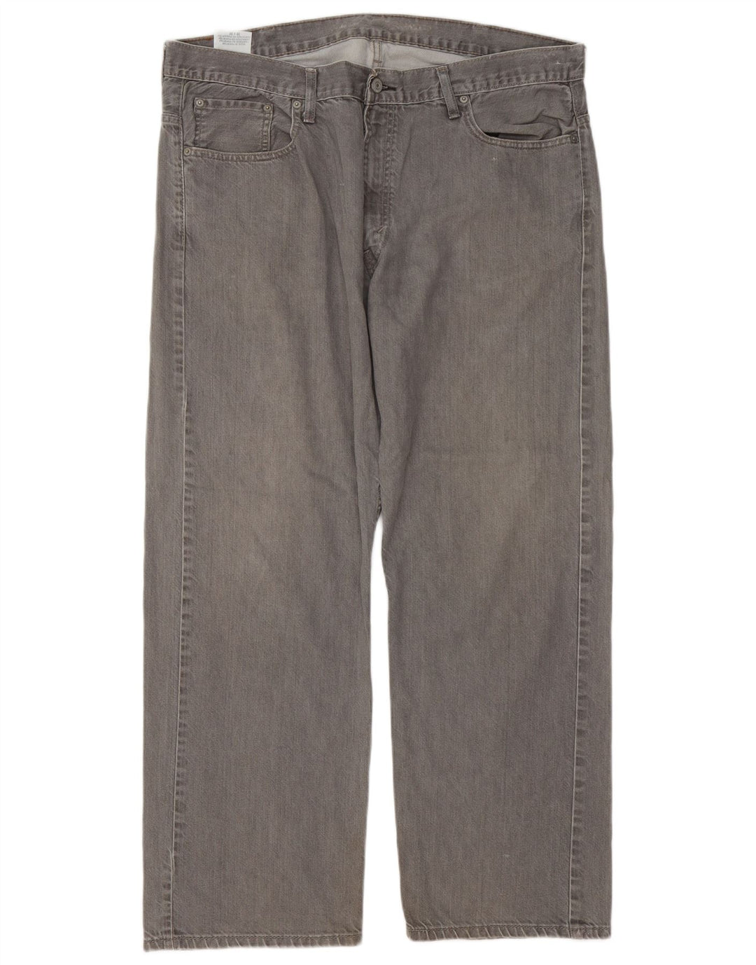 Levi's Herre 569 løse jeans W38 L29 Grå bomuld