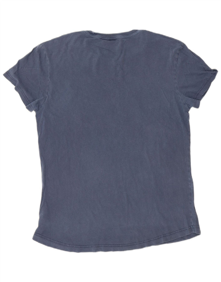 G-Star Herre T-Shirt Top Medium Blå Bomuld