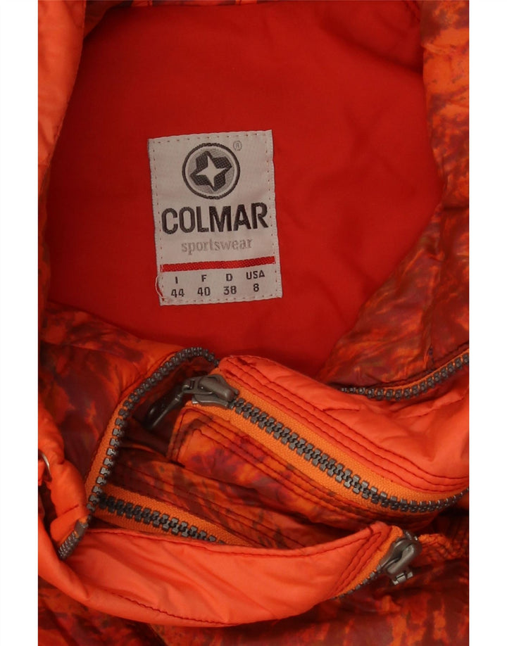 Colmar Dame Hætte Hætte Skijakke IT 44 Medium Orange Tie Dye