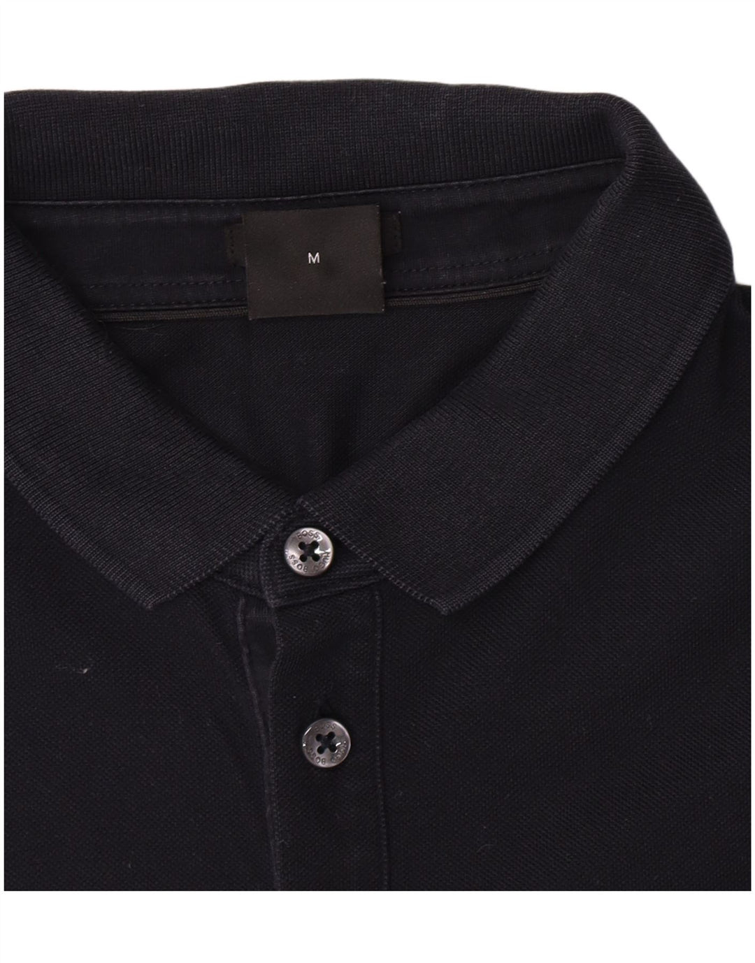 Hugo Boss Langærmet herre poloshirt Medium marineblå bomuld