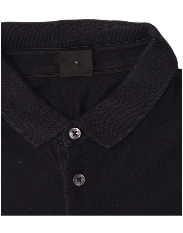 Hugo Boss Langærmet herre poloshirt Medium marineblå bomuld