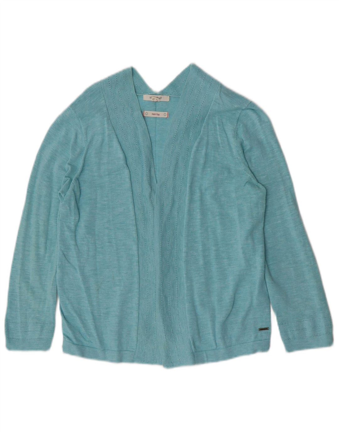 White Stuff Womens Bolero Jumper UK 10 Small Green Bomuld