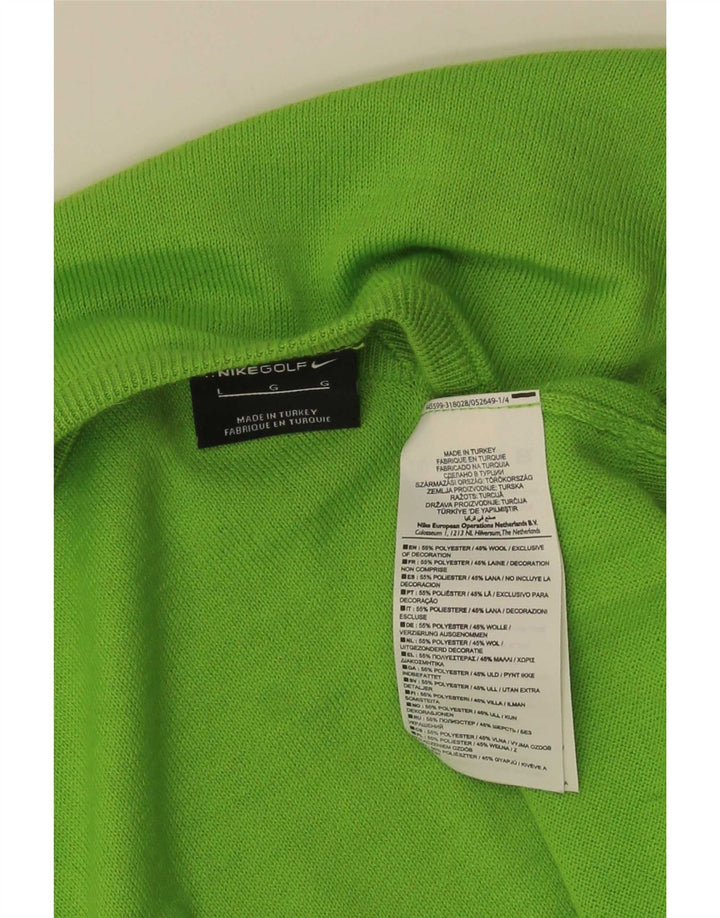Nike Herre Golf Vest Tank Top Stor Grøn Polyester