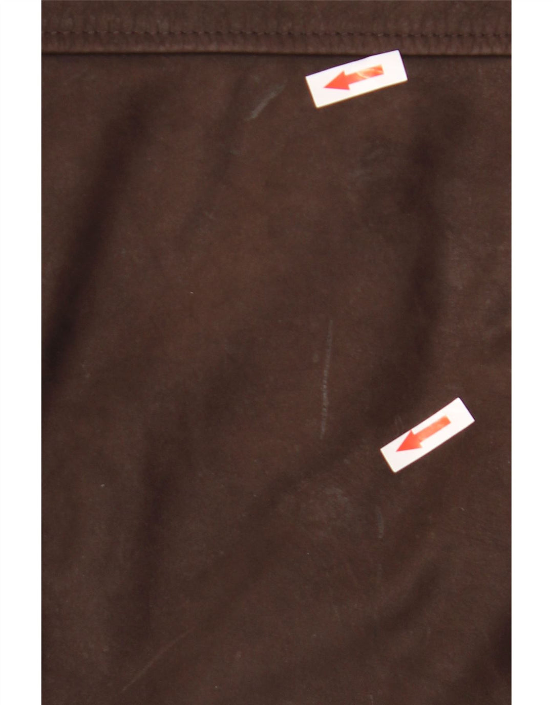 Olly & Co Dame Oversized Læderjakke UK 12 Medium Brun