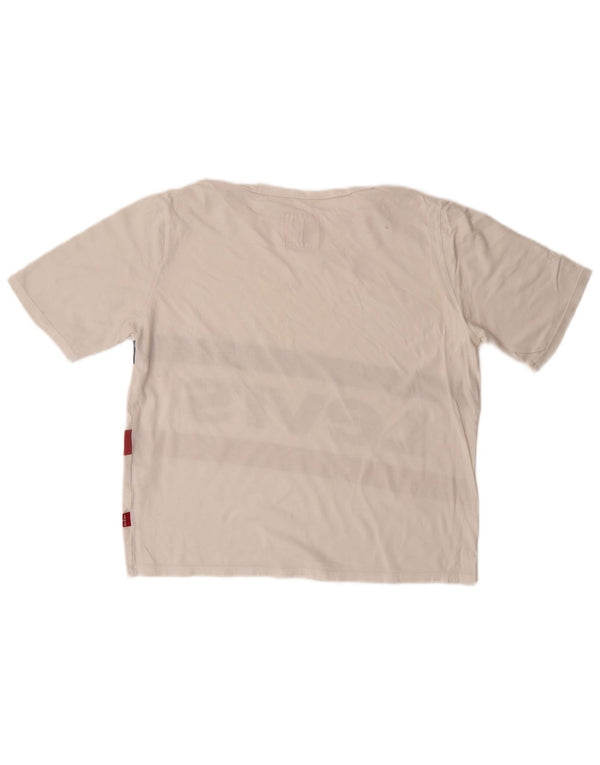 Levi's Boys Grafisk T-Shirt Top 15-16 År Hvid Bomuld