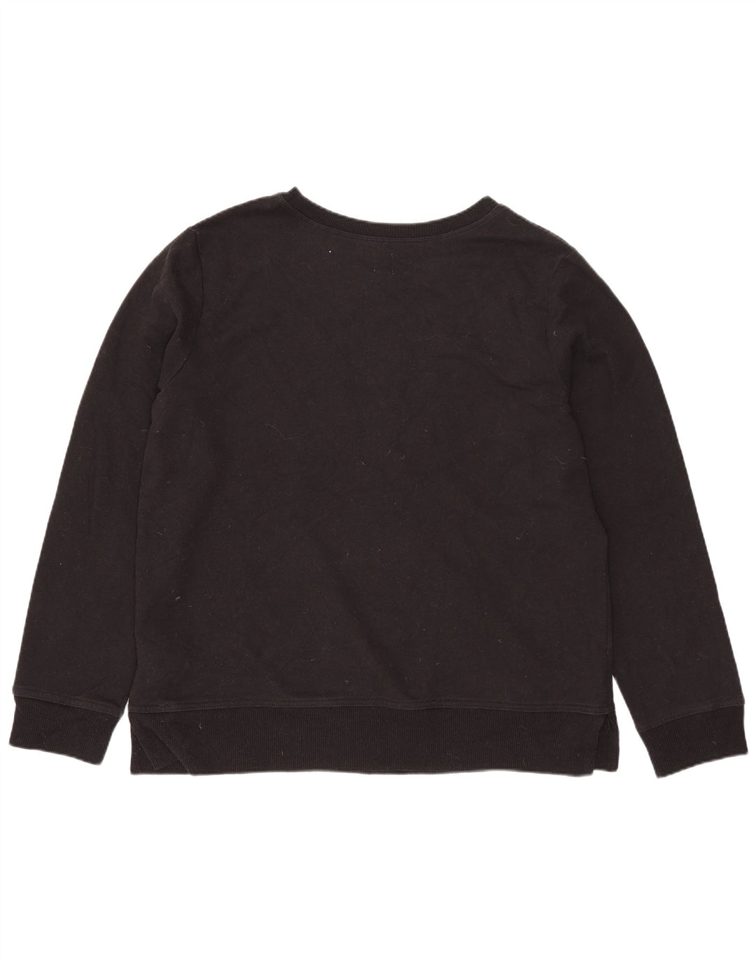 GAP grafisk sweatshirt til kvinder UK 16 Stor sort bomuld