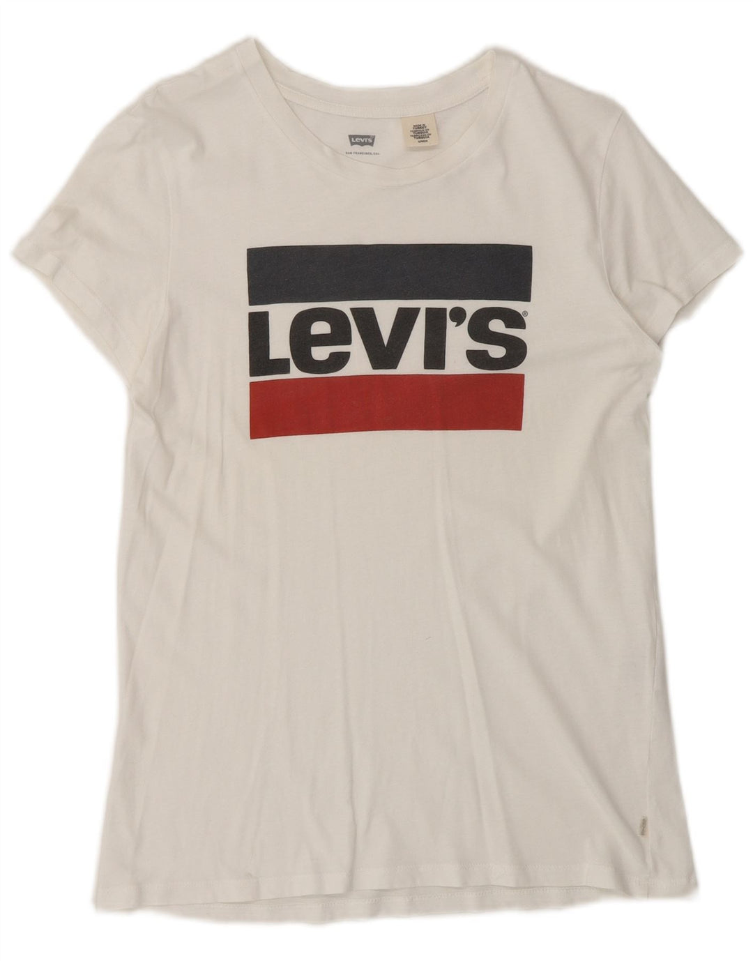 Levi's Herre grafisk T-shirt top lille hvid