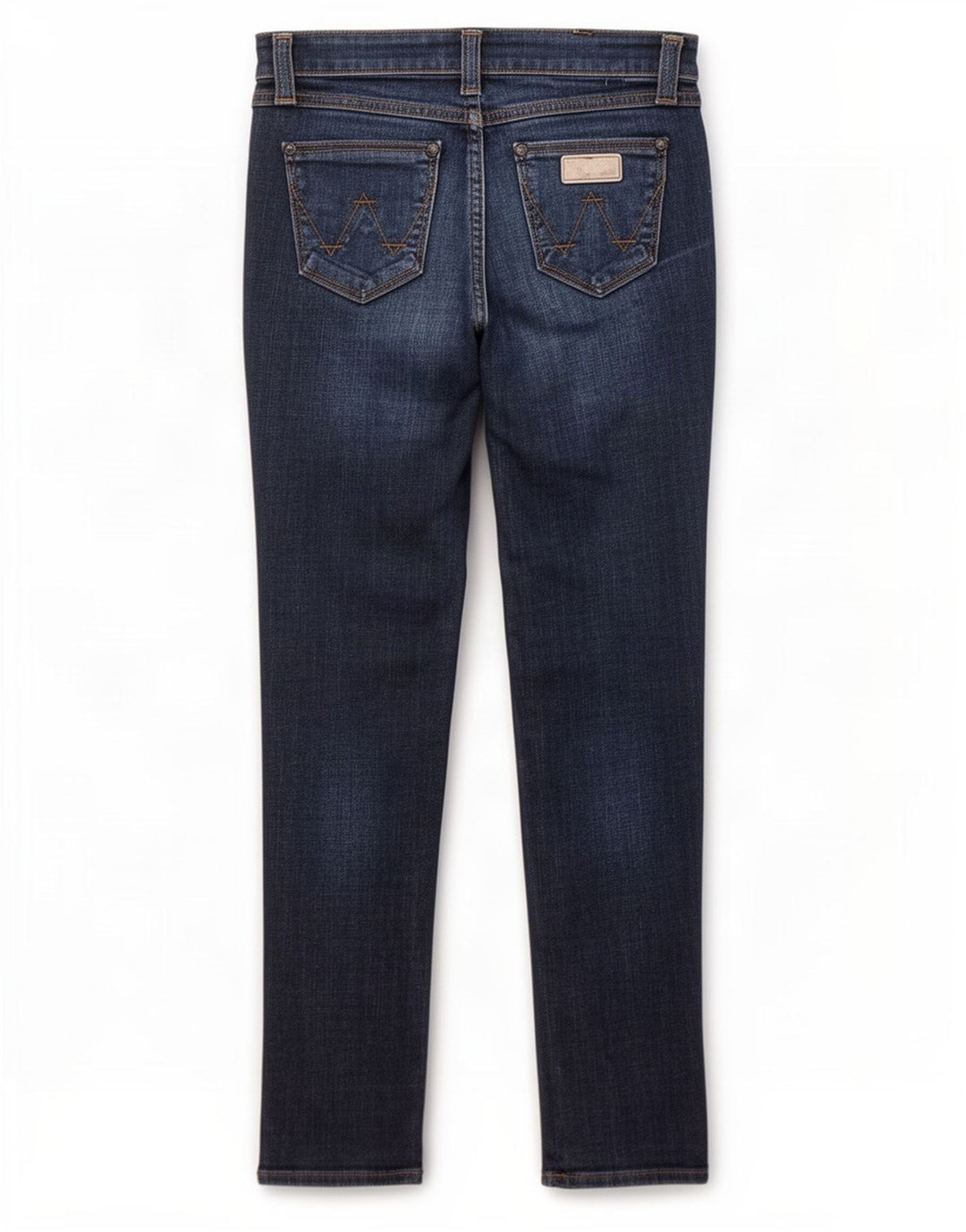 Wrangler Dame Lia Slim Jeans W27 L34 Marineblå Bomuld