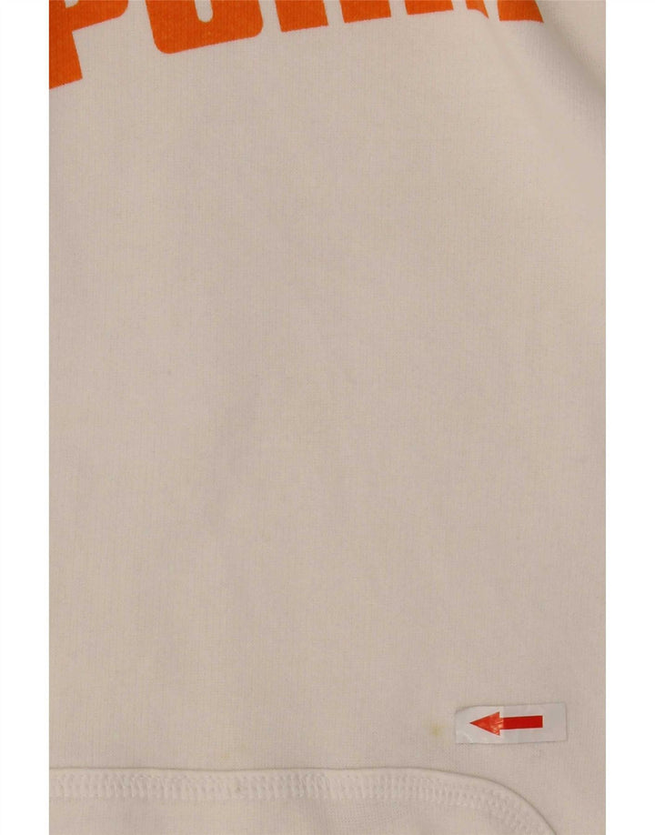 Puma Herre grafisk hættetrøje Jumper Medium White
