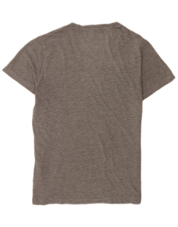 Tommy Hilfiger Herre T-shirt Top Medium Grey Flecked Bomuld