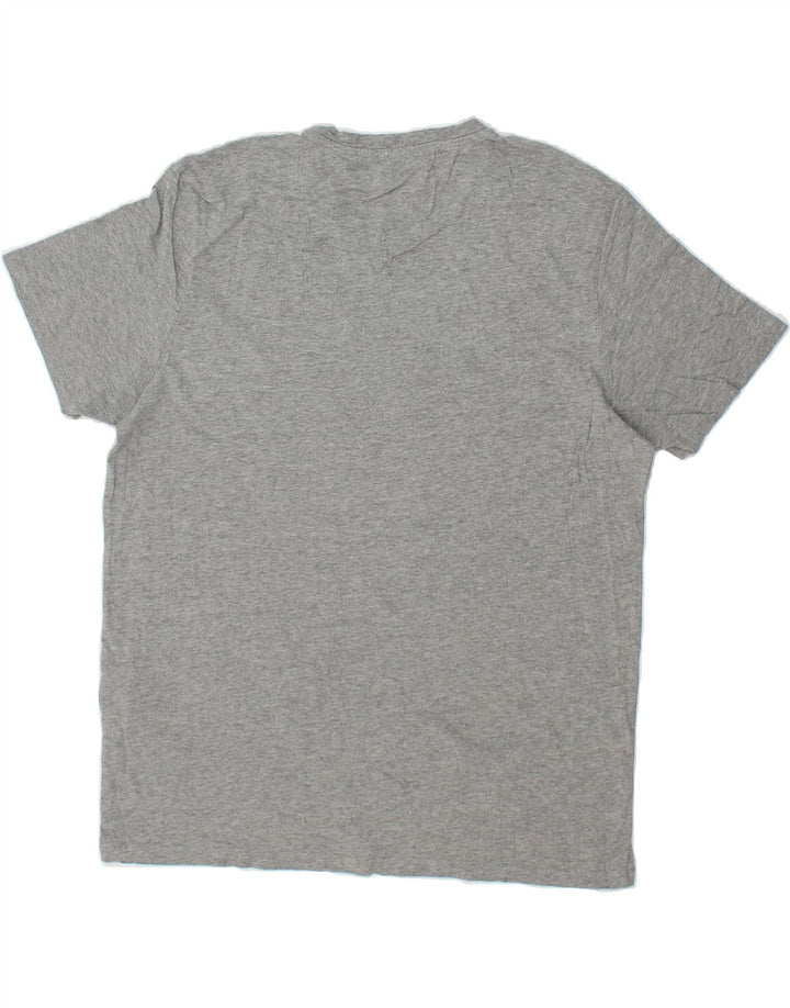 JACK & JONES Mens Slim Fit Graphic T-Shirt Top 2XL Grey Vintage Jack & Jones and Second-Hand Jack & Jones from Messina Hembry 