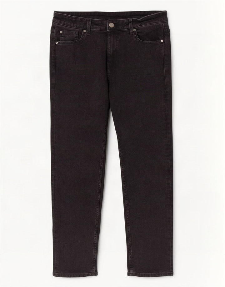 Marks & Spencer Womens The Sienna Straight Jeans UK 14 Medium W30 L26 Black