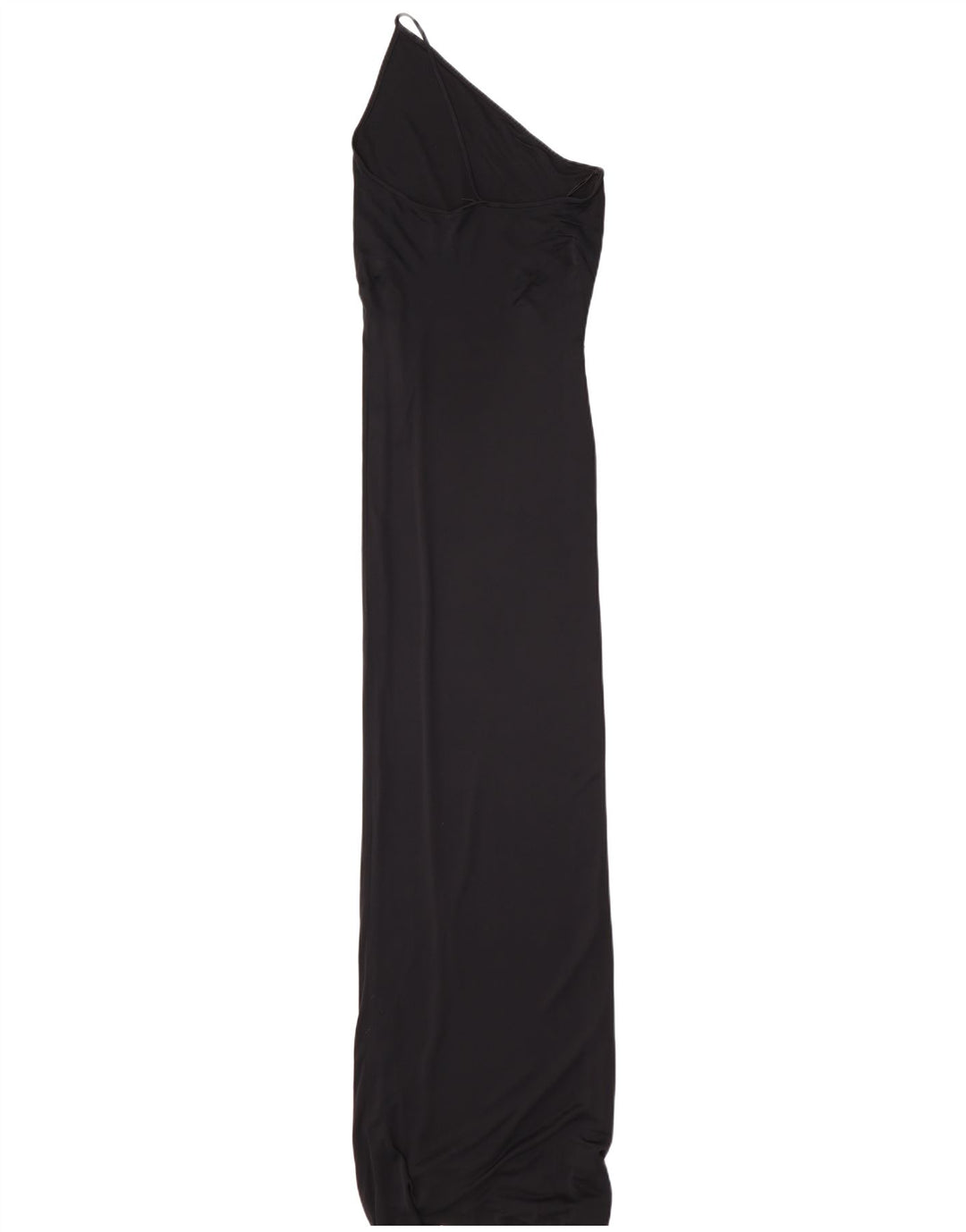 Exte Dame Maxi One Shoulder Kjole IT 44 Medium Sort Viscose