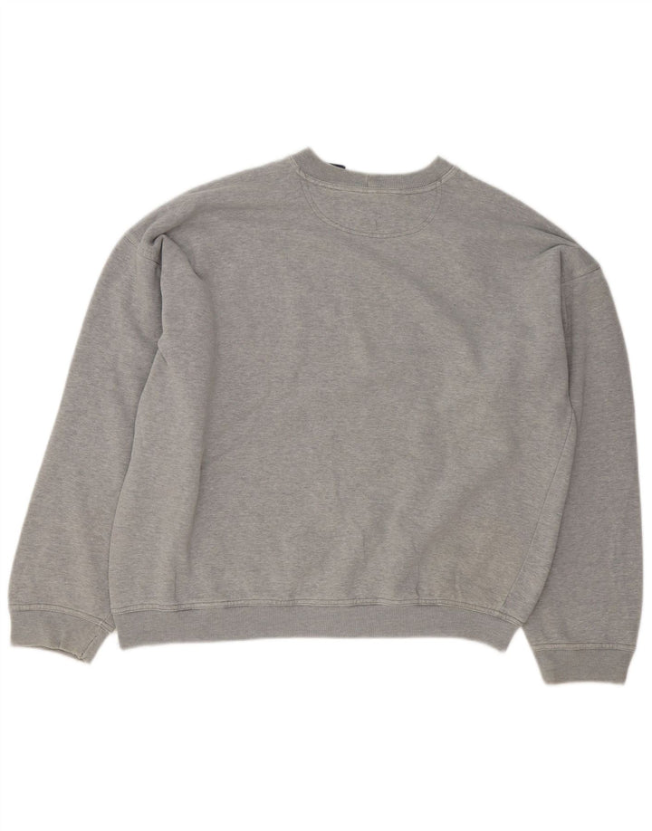 Gap Herre Loose Fit Sweatshirt Jumper Medium Grey Flecked Bomuld