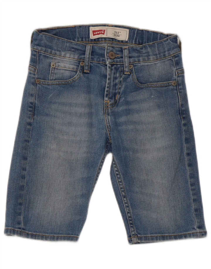 Levi's Boys 511 Slim denimshorts 9-10 år W24 Blue Cotton