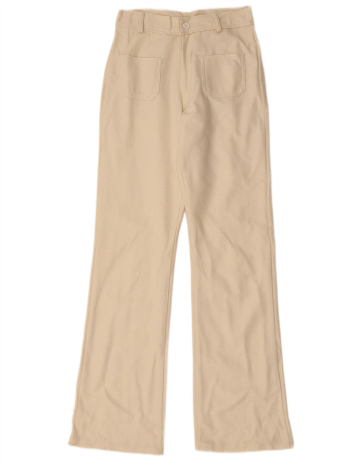 Vintage Dame Bootcut Casual Bukser W26 L32 Beige