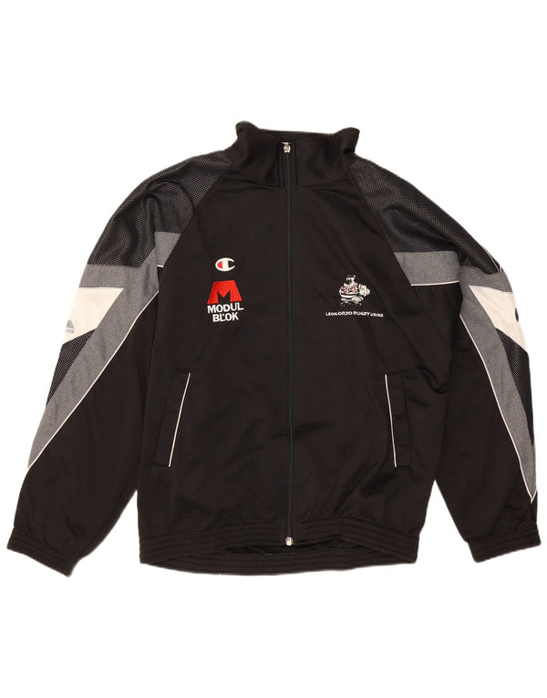 Champion Herre grafisk træningsdragt Topjakke Medium Sort Colourblock