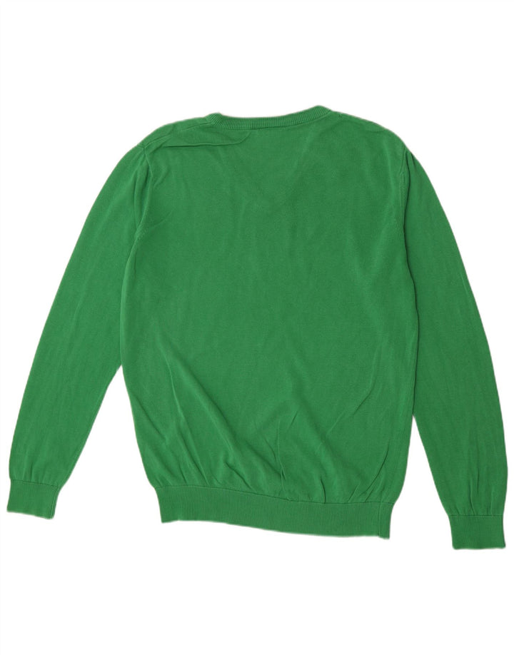 Lacoste Herre V-hals sweater str. 4 Medium Grøn