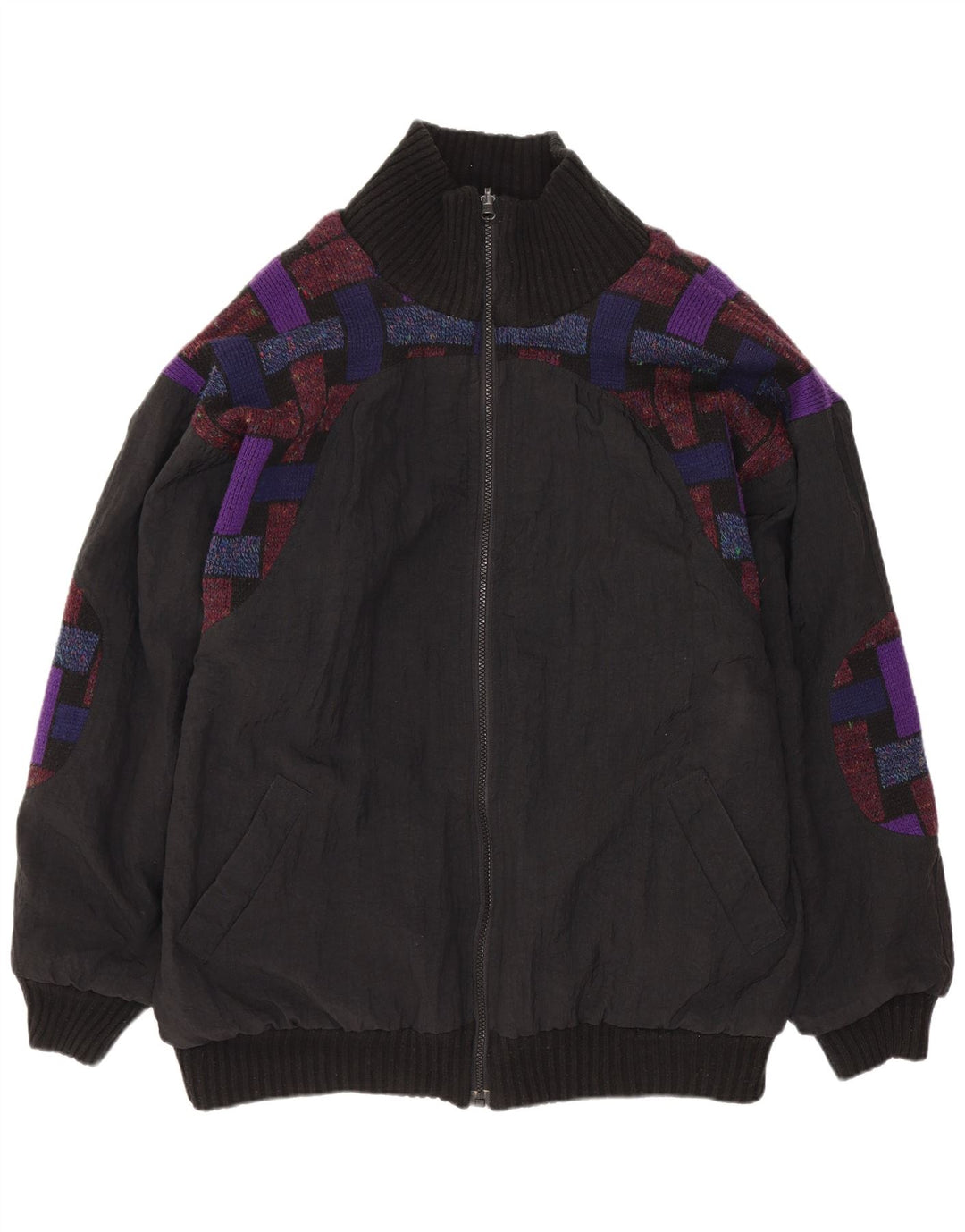 Jeffrey Brownleader Herre Vendbar jakke UK 40 Stor Lilla Geometrisk