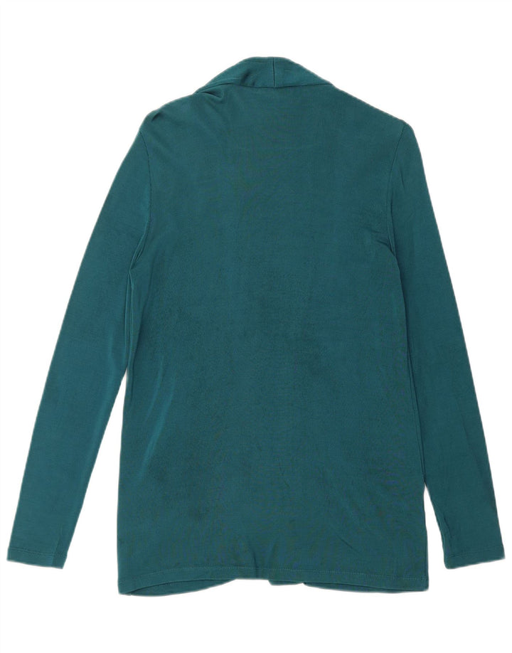 Massimo Dutti Dame Open Cardigan Sweater UK 14 Medium Blue