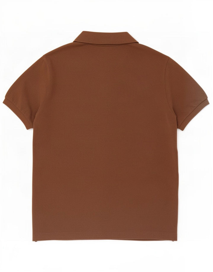 Lacoste Herre poloskjorte str. 5 Stor brun bomuld