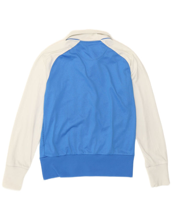 Reebok træningsdragt topjakke til kvinder UK 14 Medium Blue Colourblock Sports