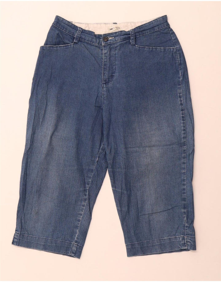 Lee Dame Petite Capri Jeans US 8 Medium W30 L18 Blå Bomuld