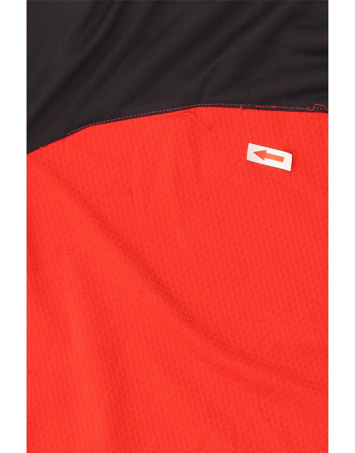 Puma Herre grafisk T-shirt Top Lille Rød Colourblock