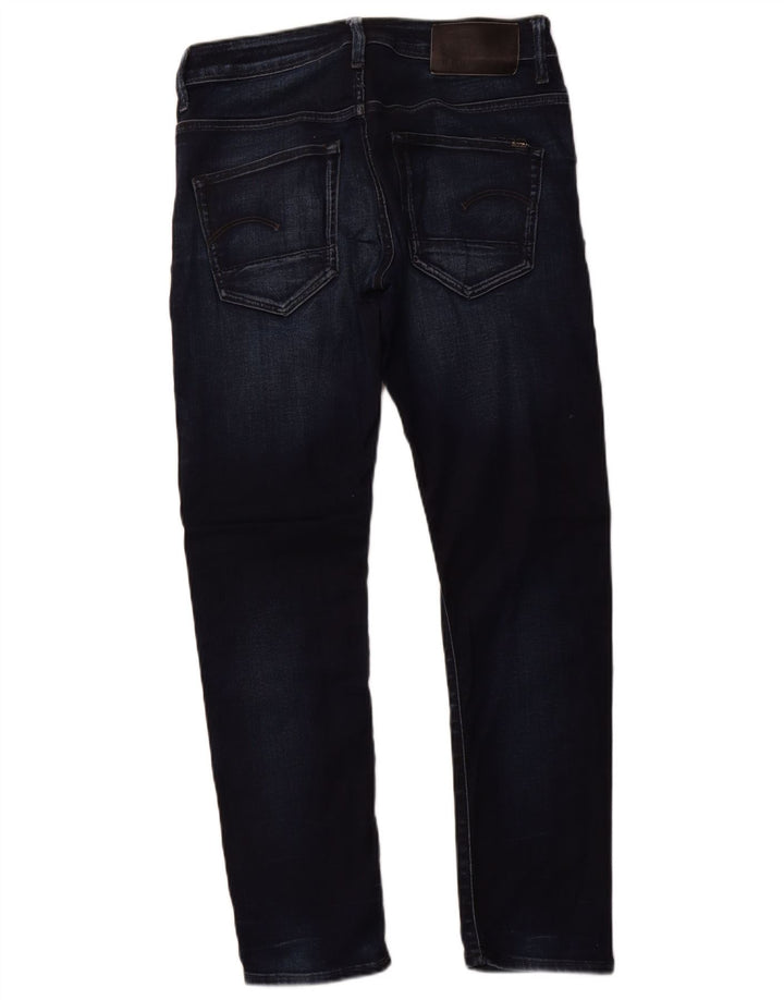 G-STAR Dame 3301 Slim Jeans W29 L30 Marineblå Bomuld