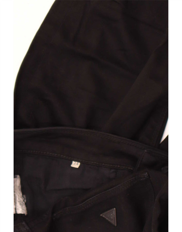 Guess Dame Super Low Skinny Jeans W24 L27 Sort